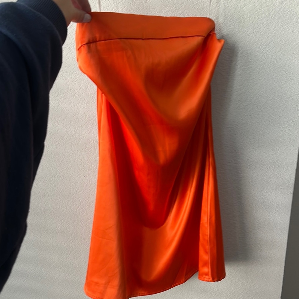 Vibrant Orange Women's Dress